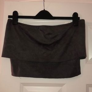 Off the shoulder crop top